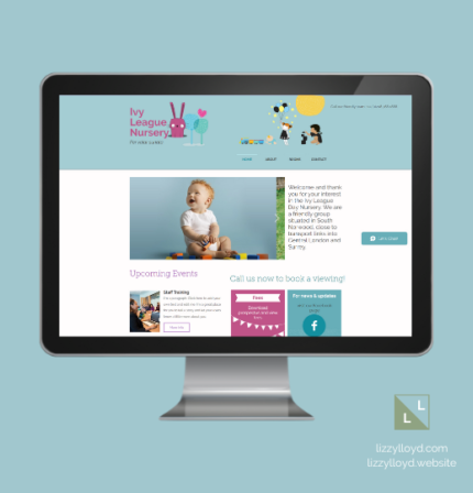 Lizzy Lloyd Nursery Website Showcase