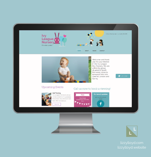 Lizzy Lloyd Nursery Website Showcase